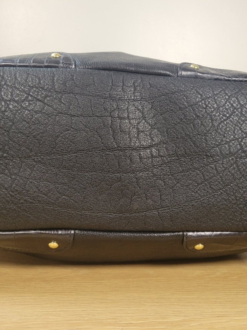 Coach Black Pebbled Leather Shoulder Bag | Gold Hardware | Classic Hobo Style - Picture 8 of 14